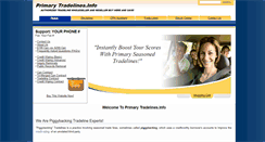 Desktop Screenshot of primarytradelines.info