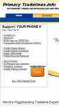 Mobile Screenshot of primarytradelines.info
