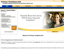 Tablet Screenshot of primarytradelines.info